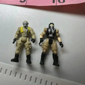 Tiny Vintage PRC Action Figures With Moving Hands And Legs 1.5”